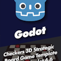 Checkers 3D: Strategic Board Game Template with AI in Godot 4.6