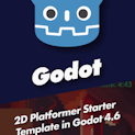 2D Platformer Starter Template in Godot 4.6