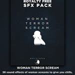 Woman terror scream