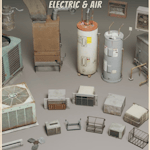 Buildings VOL.2 - Electric & Air (Nanite and Low Poly)