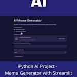 Python AI Project - Meme Generator with Streamlit