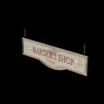 Outlaw - Prop - Barbershop Sign