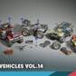 Vehicles VOL.14- ATV Vehicles (Low Poly)
