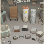 Buildings VOL.2 - Electric & Air (Nanite and Low Poly)