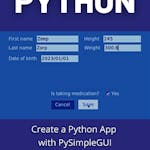 Create a Python App with PySimpleGUI