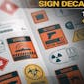Decals - Signs Vol.1