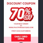 70% Discount on Phat Phrog Studio Store - 4000 Early Bird Codes: