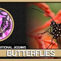 Pixel Puzzles Traditional Jigsaws Pack: Butterflies