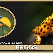 Pixel Puzzles Traditional Jigsaws Pack: Frogs