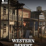 Western Desert Town Environment (Unity)