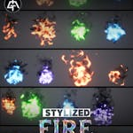 Niagara Stylized Fire Vol. 1 (Unreal Engine)