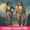 Stylized Casual Adventure Characters
