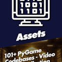 101+ PyGame Codebases - Video Game Collection