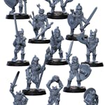 Skeletal soldiers