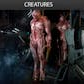 Sci-Fi Line With 3 Creatures