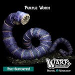 Purple Worm Graphic