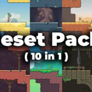 Cartoon Platformer tilset Pack