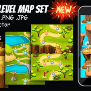 Game Level Map Set Kit