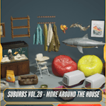 Suburbs VOL.29 - MORE Around The House (Nanite and Low Poly)