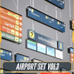 Airport Set Vol3-Signage