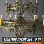 Lighting Decor Set - V.01: Gothic