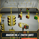 ROADSIDE VOL.4 - Traffic Lights (Mid Poly)
