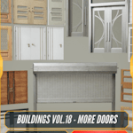 Buildings VOL.18 - More Doors (Nanite & Low Poly)