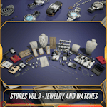 Stores VOL.3 - Jewelry and Watches (Nanite & Low Poly)