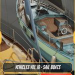 Vehicles VOL.16 - Sail Boats (Low Poly)