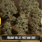 Foliage VOL.52- Post Oak Tree (No Transparency Nanite)
