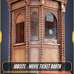 JOBSITE - Movie Ticket Booth 02 - PBR Game Ready