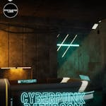 Cyberpunk Bathroom - Brutalist ( Unity )