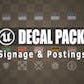 Signage & Postings: Unreal Engine Decal Pack