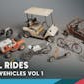 Vehicles VOL.1 - Small Rides (Nanite and Low Poly)