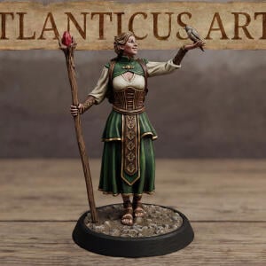 Female Human Druid - Calista Ravenswood