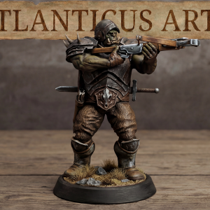 Male Half-Orc Fighter - Gorak Brokenfang - Crossbow