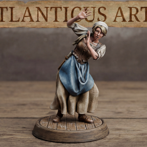 Female Medieval Peasant - Clio Bill - Terrified