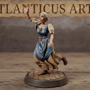 Female Medieval Peasant - Clio Bill - Fleeing
