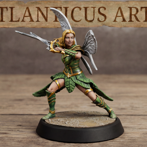 Female Fairy Ranger - Lyra Willowshade - Dual Swords