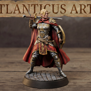 Female Human Paladin - Athena Lightshield - Sword 1H