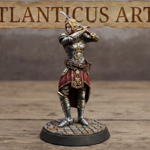 Female Human Paladin - Athena Lightshield - Sword 2H