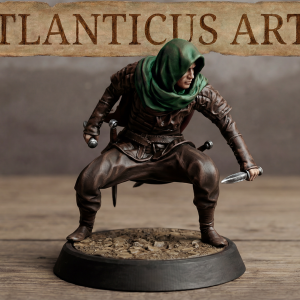 Male Elf Rogue - Eladrial Shadowshot - Daggers