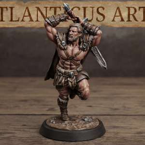 Male Human Barbarian - Sven Bloodaxe - Greatsword