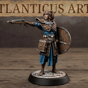 Female Human Artificer - Alera Stormforge - Hand Crossbow