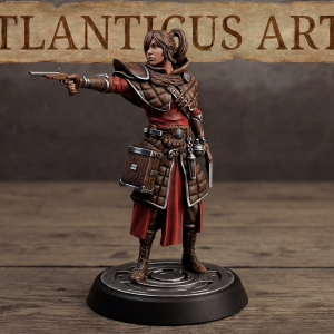 Female Human Artificer - Alera Stormforge - Pistols