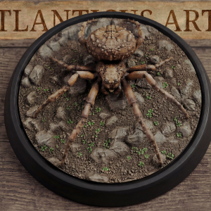 Spider (12.5mm) and Giant Spider (50mm)