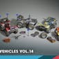 Vehicles VOL.14- ATV Vehicles (Low Poly)