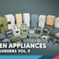 Suburbs VOL.9 - Kitchen Appliances (Nanite and Low Poly)