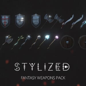 Stylized Medieval Fantasy Weapons Pack
