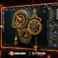 Boolean & Non-Destructive Modeling with Blender in Claude Code 